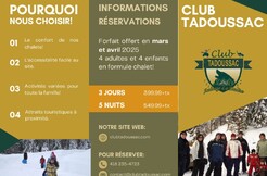 March and April 2025 package - Club Tadoussac