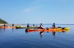 Journée en kayak de mer Baie de la Romaine dans l'Archipel de Mingan